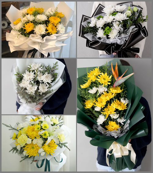 吉林辽源市龙山区北寿街道白事花束代送